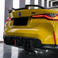 F1 STYLE V1 CARBON FIBER LED DIFFUSER AND SPLITTERS SET - BMW G80 M3 | G82 M4 - Exotics Carbon Design