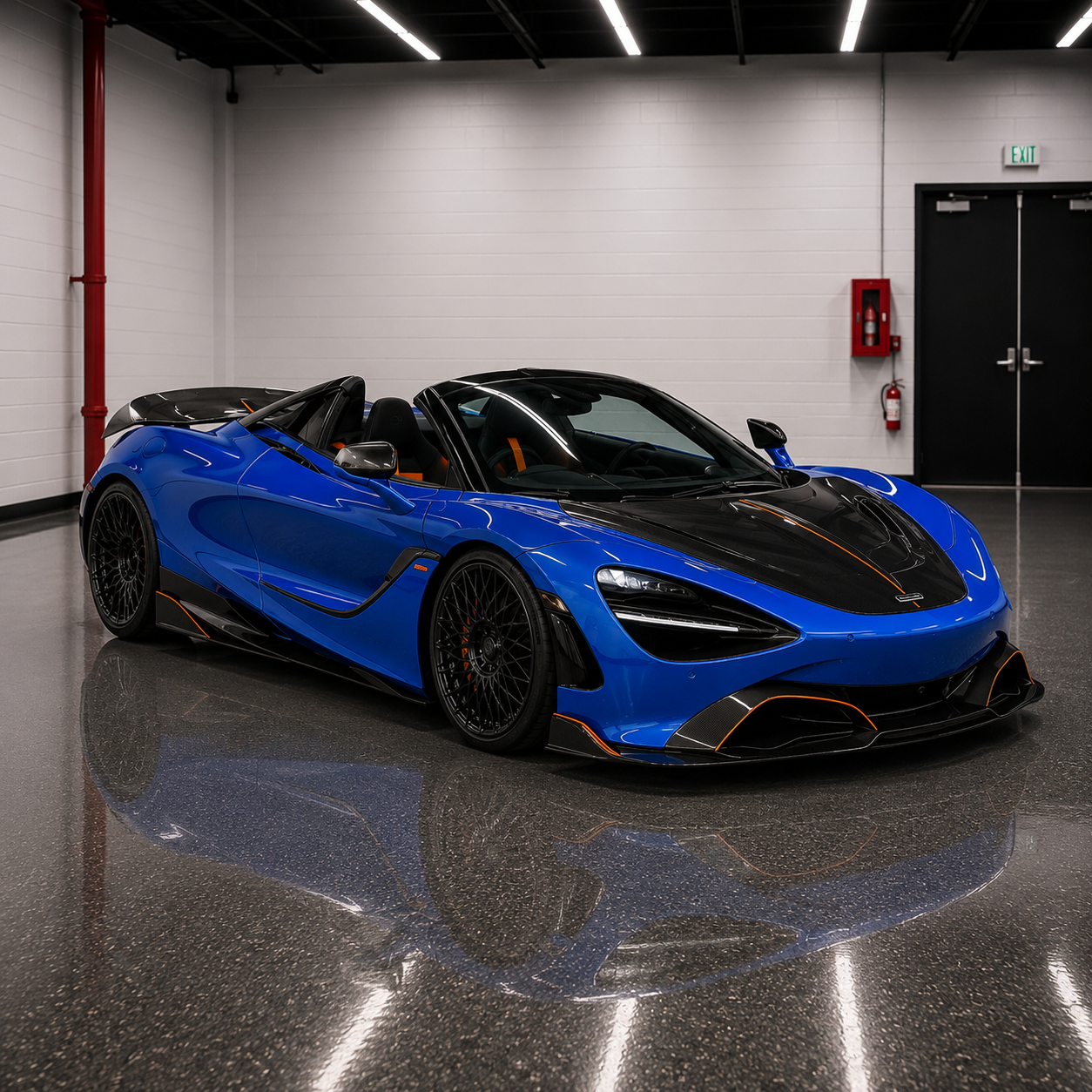 McLaren 720S GTR Style Carbon Fiber Front Lip