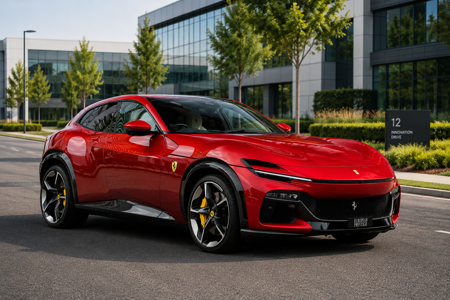 Ferrari Purosangue Pre-Preg Carbon Fiber OEM Style Side Skirts