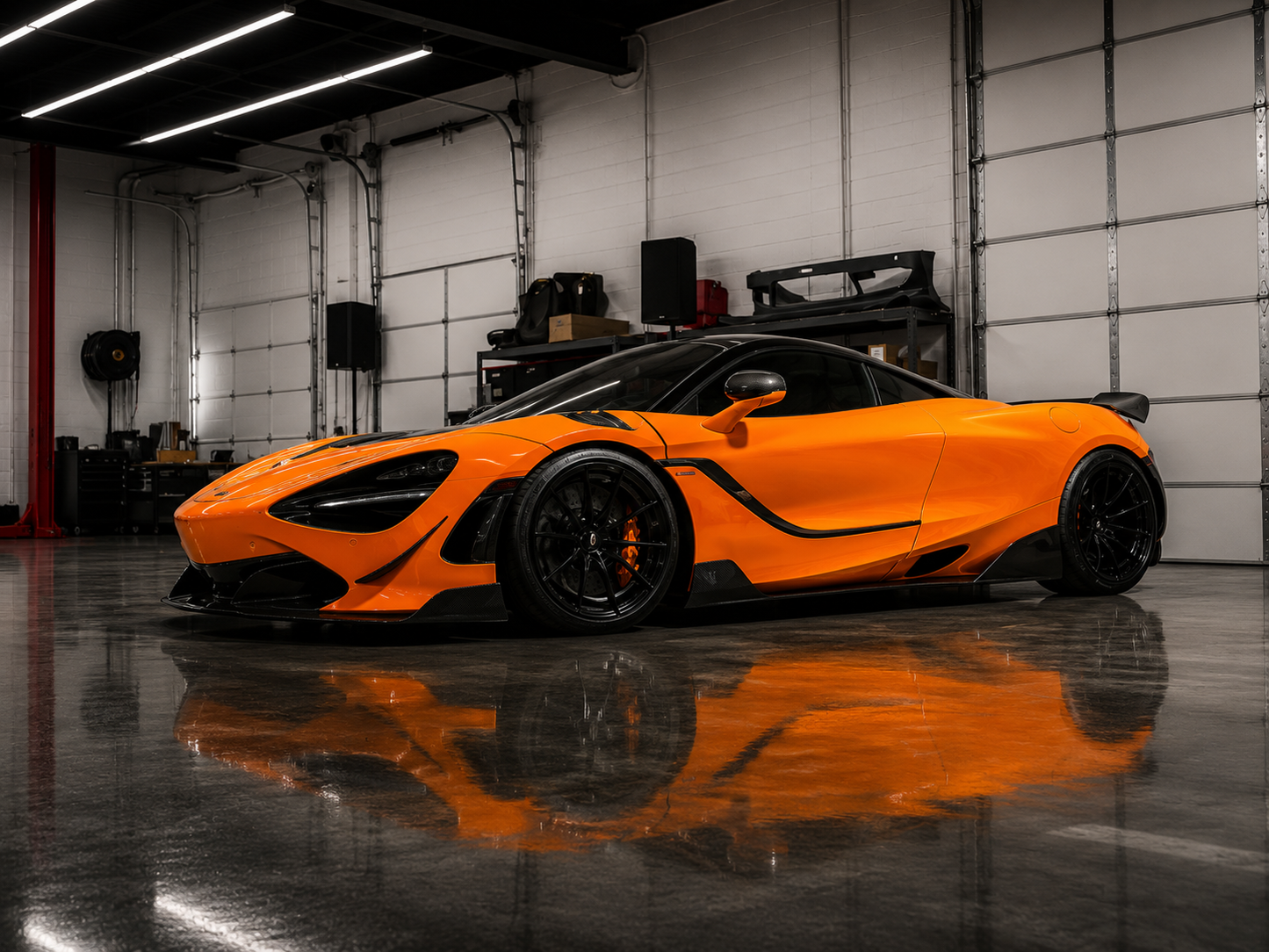 McLaren 720S / 750S / 765LT Carbon Fiber Door Insert Trim Set