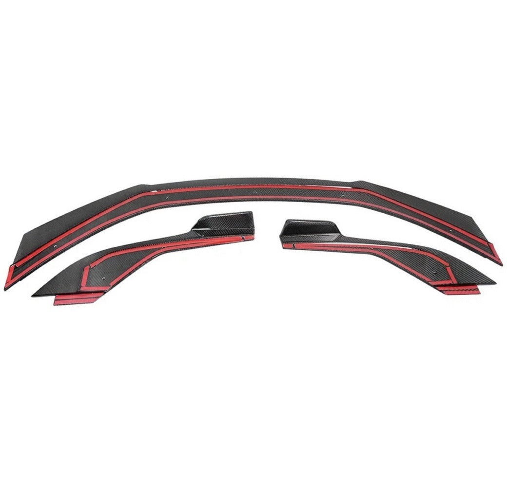 Lamborghini Huracán STO V-Style Carbon Fiber Front Lip