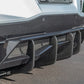 Chevrolet Corvette C8 Z06 / E-Ray Carbon Fiber Rear Diffuser Fin Kit