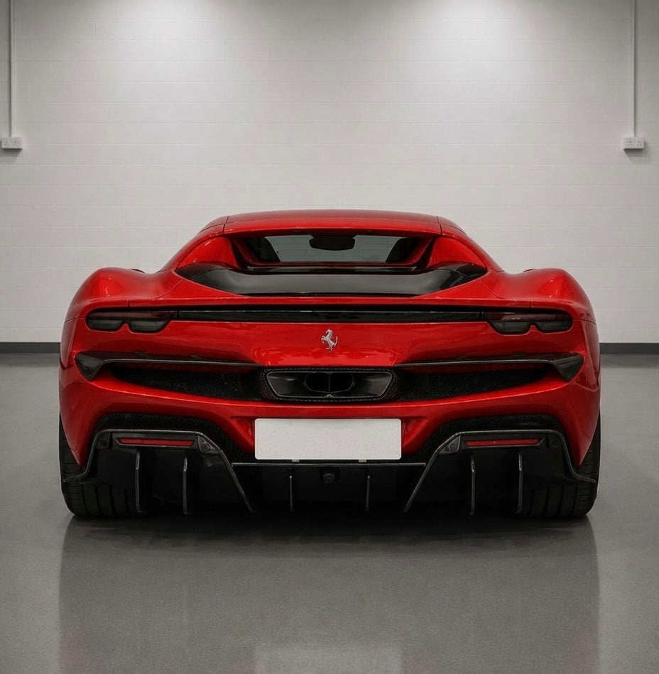 Ferrari 296 GTB ECD Carbon Fiber Rear Diffuser