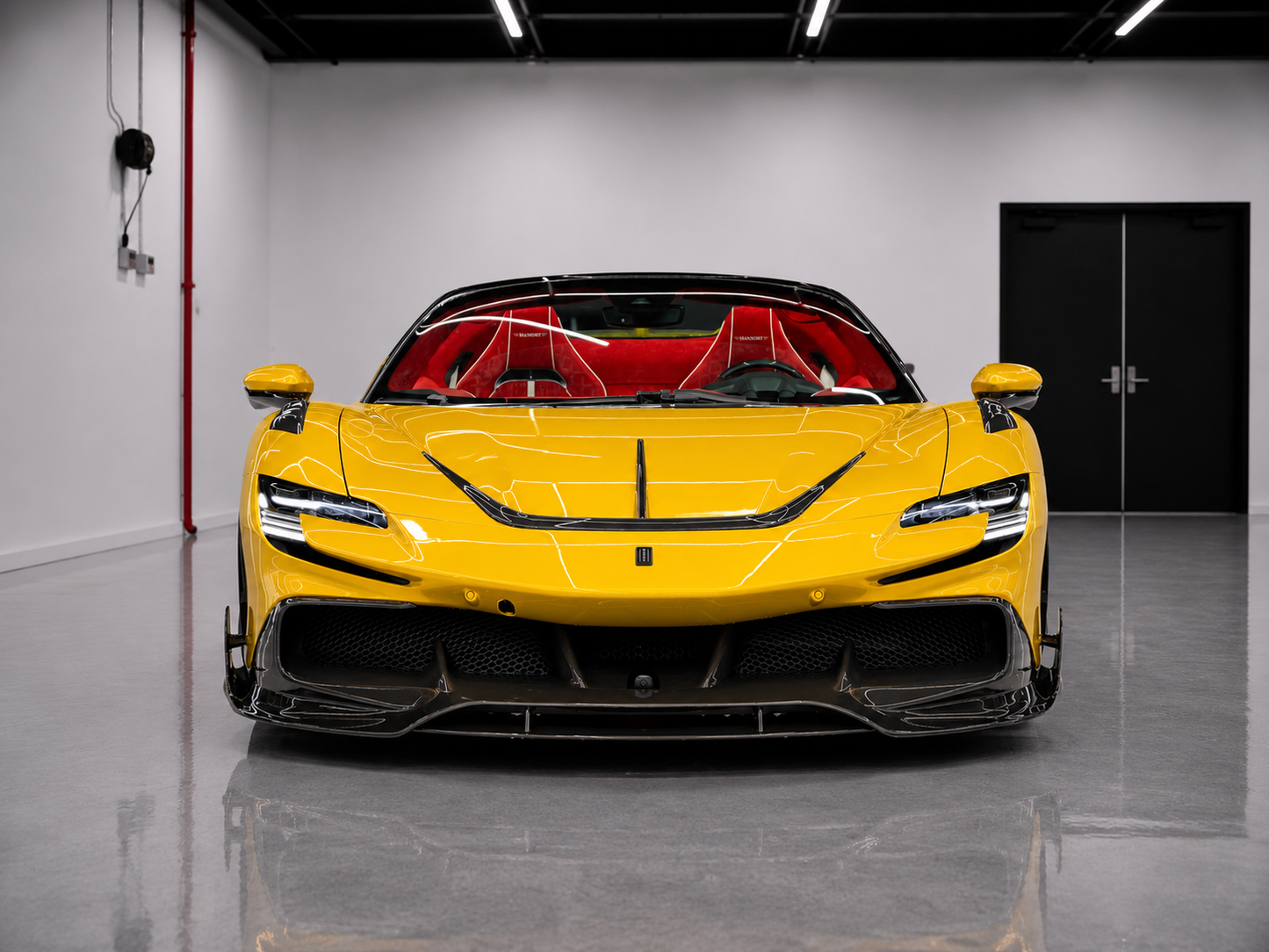 Ferrari SF90 - MSY Style Carbon Fiber Front Diffuser