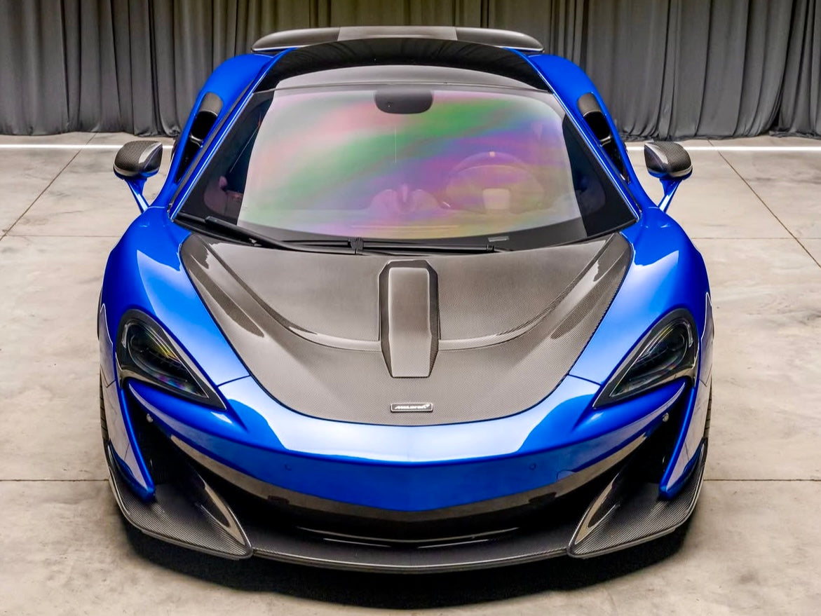 McLaren 540C / 570S / 600LT – NVC Style Dry Carbon Fiber Hood - Exotics Carbon Design