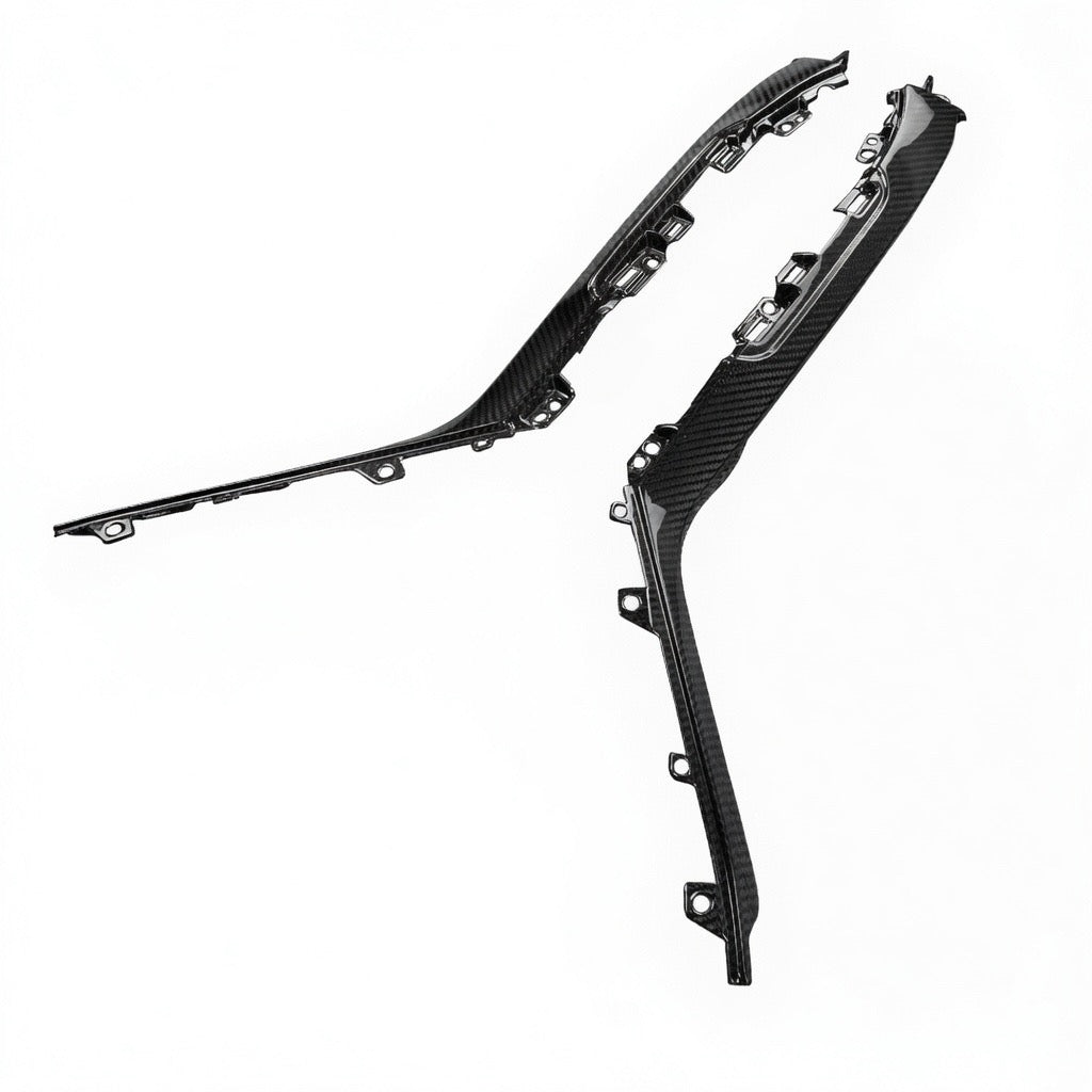 Lamborghini Huracan Carbon Fiber Center Console Side Trim Strips