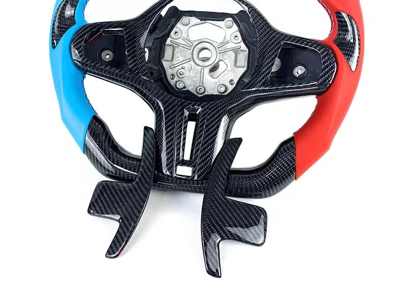 M Performance Style Carbon Fiber Steering Wheel – BMW G80 M3 / M4 (2019-2023) - Exotics Carbon Design