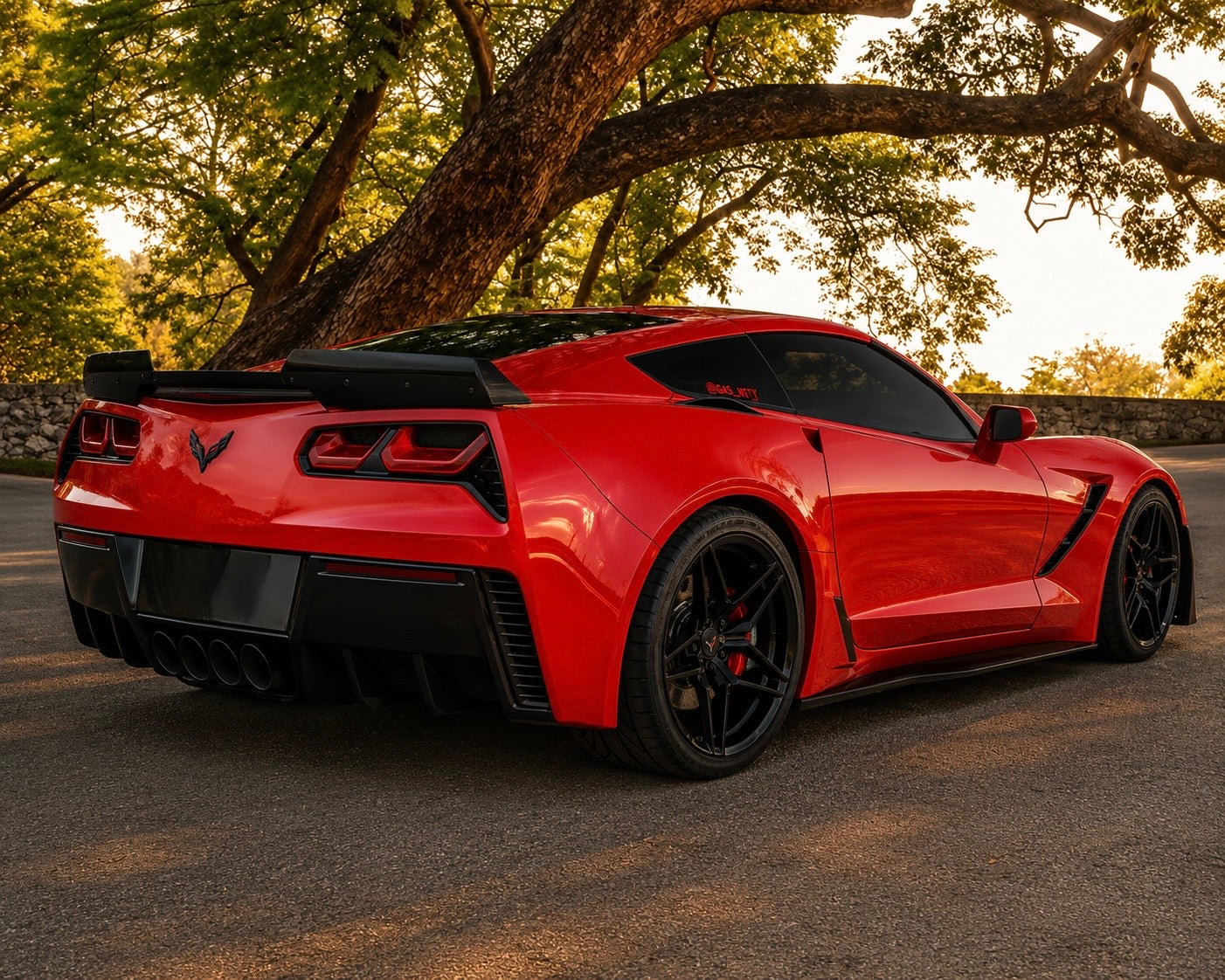Chevrolet Corvette C7 Z06 Carbon Fiber Rear Deck Track Pack Spoiler