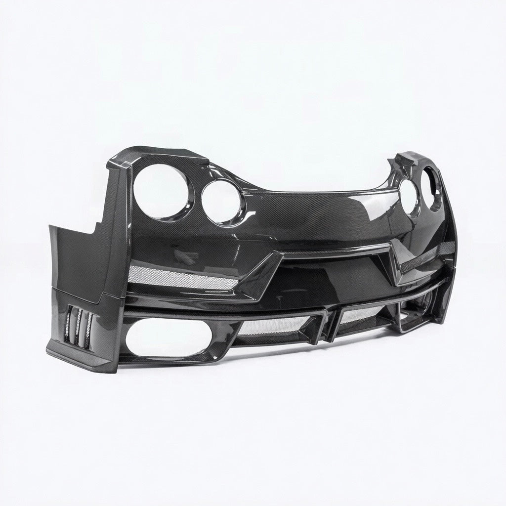 2008-2017 Nissan GT-R R35 N-Style Full Carbon Fiber Rear Bumper