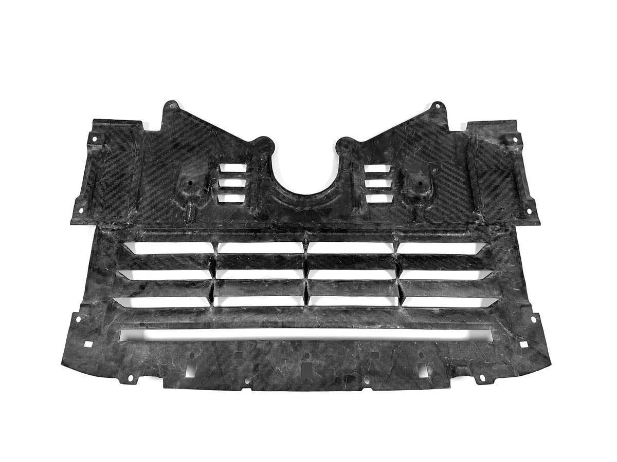 BMW G80 M3 / G82 M4 APR Style Carbon Fiber Lower Oil Cooler Guard