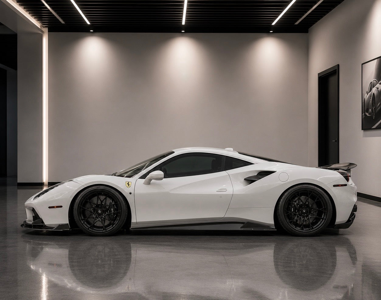Ferrari 488 V-Style Carbon Fiber Body Kit