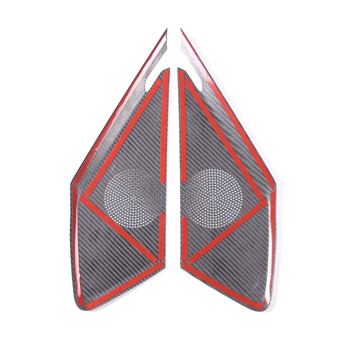 Chevrolet Corvette C8 Carbon Fiber Door Speaker Trim Covers (2020–2026
