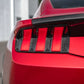 Carbon Fiber Rear Taillight Cover Trim - Ford Mustang (2024+) - Exotics Carbon Design