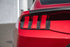 Carbon Fiber Rear Taillight Cover Trim - Ford Mustang (2024+) - Exotics Carbon Design