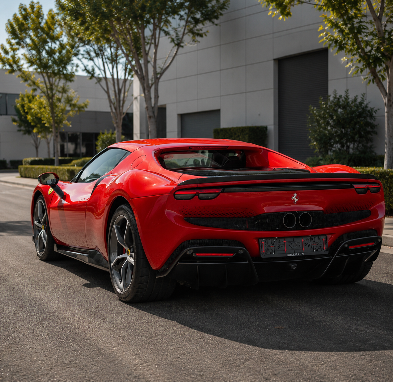 Ferrari 296 GTB NVC Style Carbon Fiber Side Skirts