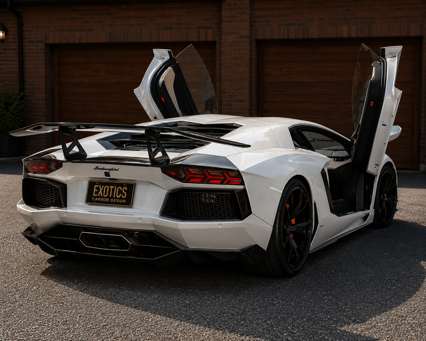 Lamborghini Aventador LP700 - Exotic Design Carbon Fiber Rear Wing