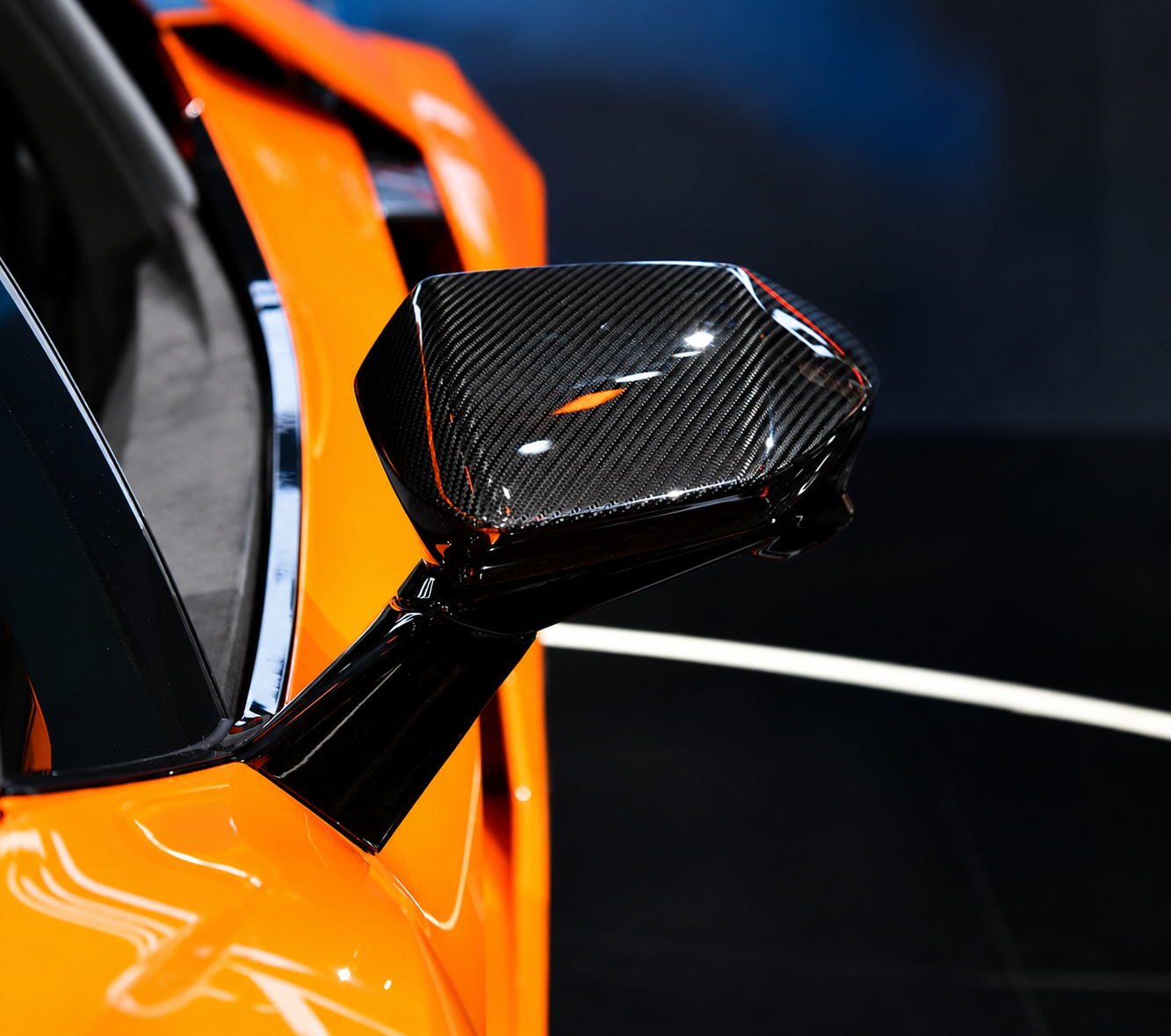 Lamborghini Revuelto Carbon Fiber Mirror Covers