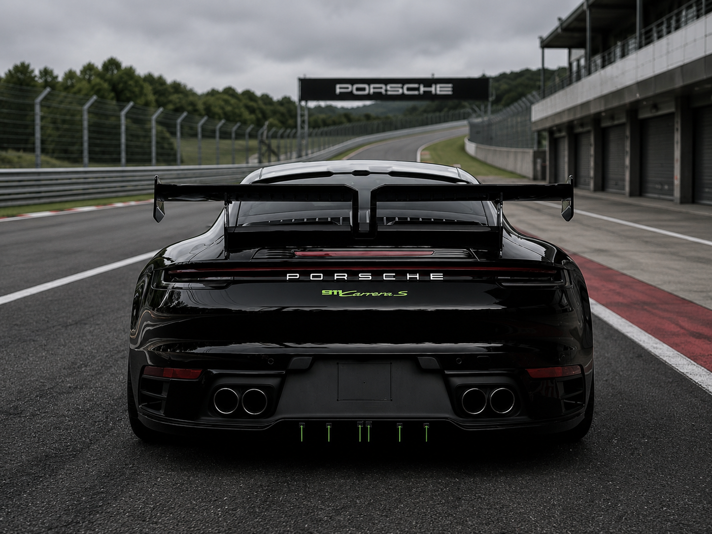 Porsche 911 Carrera / 992S - T.S Style Carbon Fiber Wing