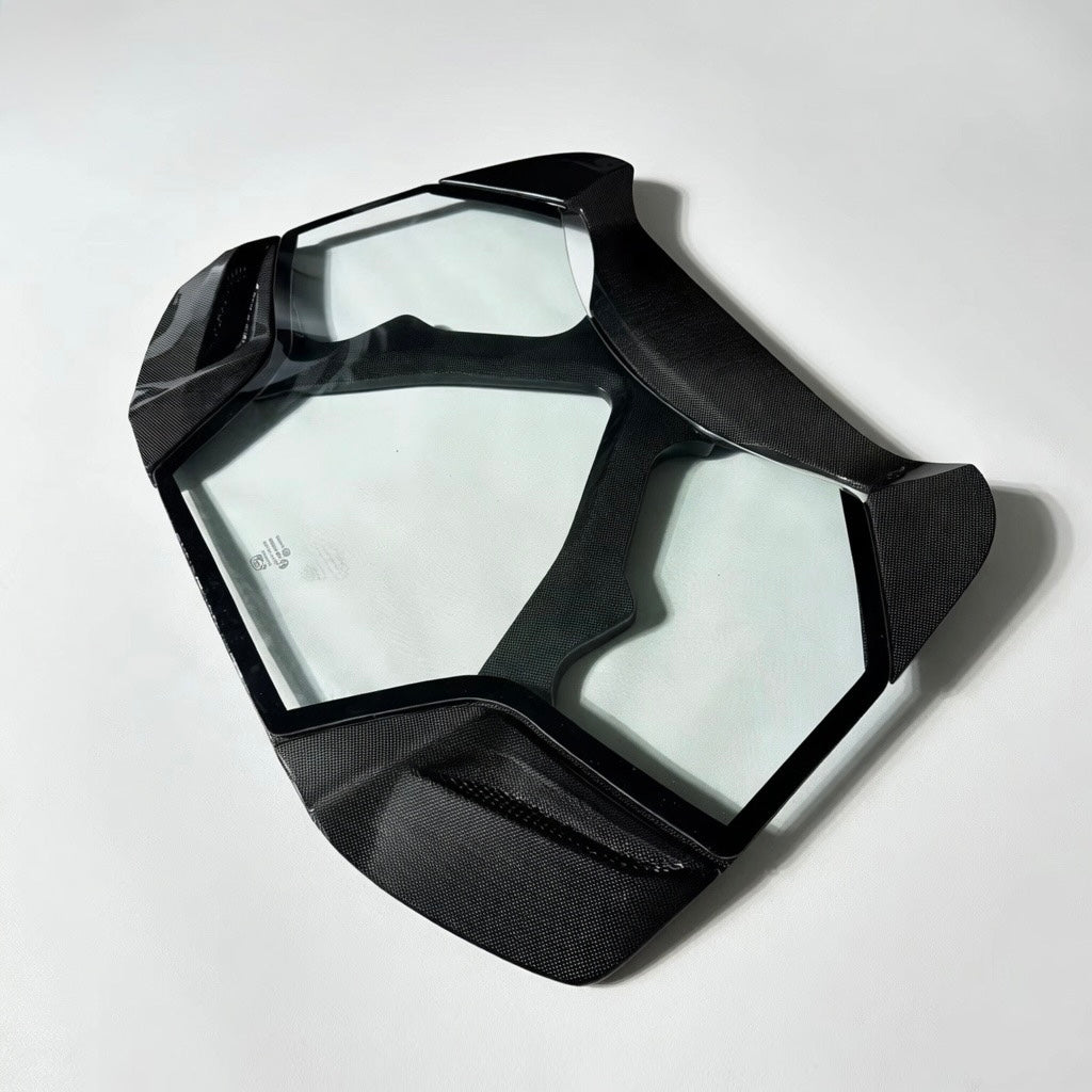 Ferrari 488 Spider Transparent Carbon Fiber Engine Bonnet