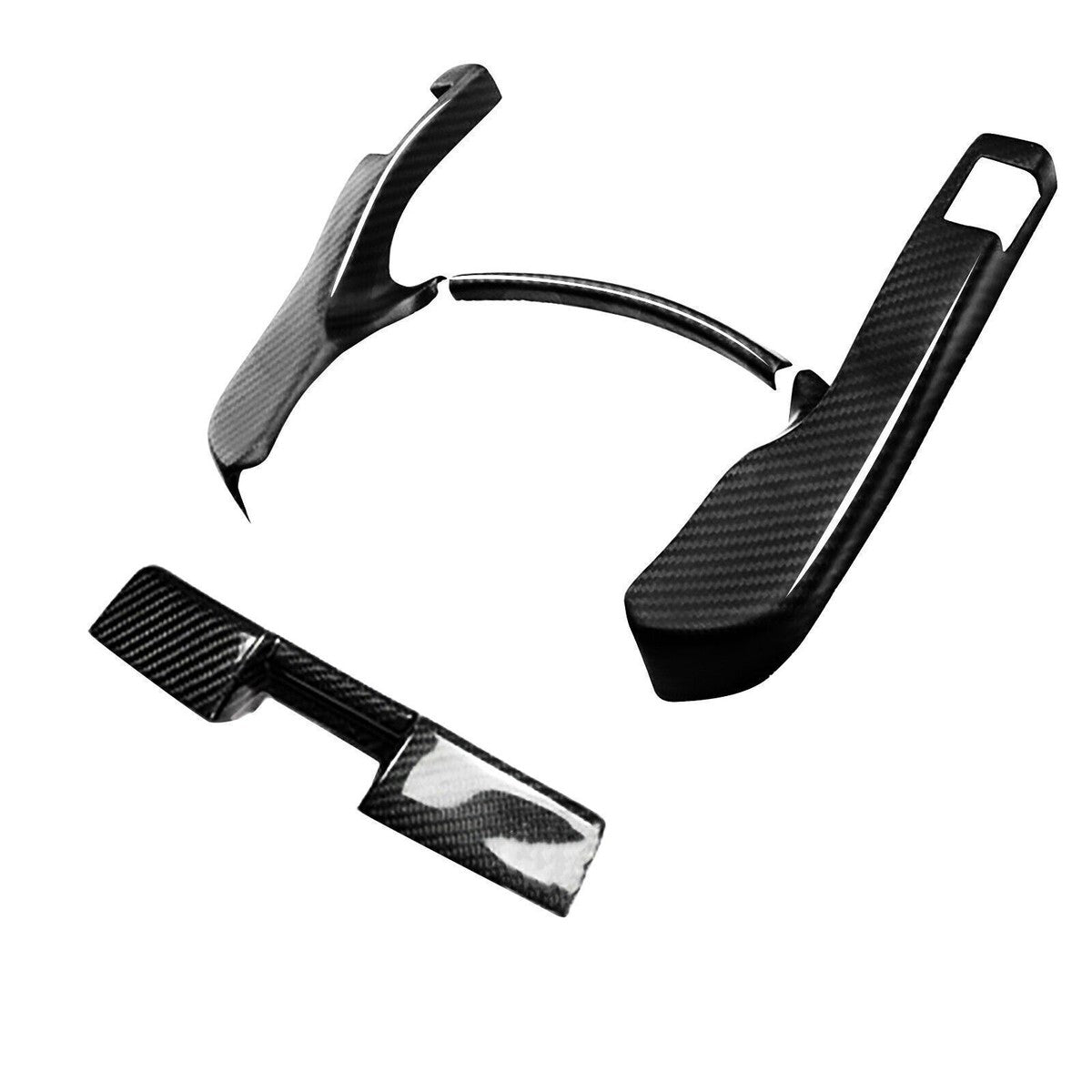 Nissan GT-R R35 Carbon Fiber Dashboard Side Panel Trim Covers