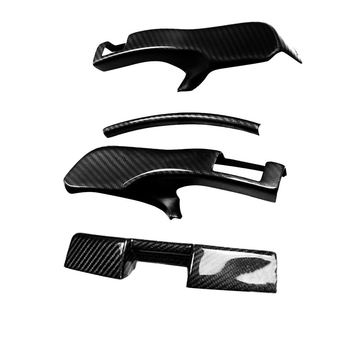 Nissan GT-R R35 Carbon Fiber Dashboard Side Panel Trim Covers
