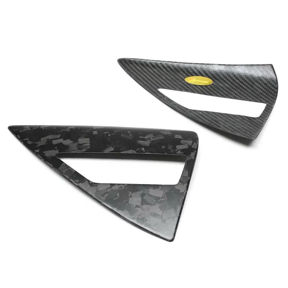 Tesla Model Y – Forged Carbon Fiber Taillight Covers (Side) - Exotics Carbon Design