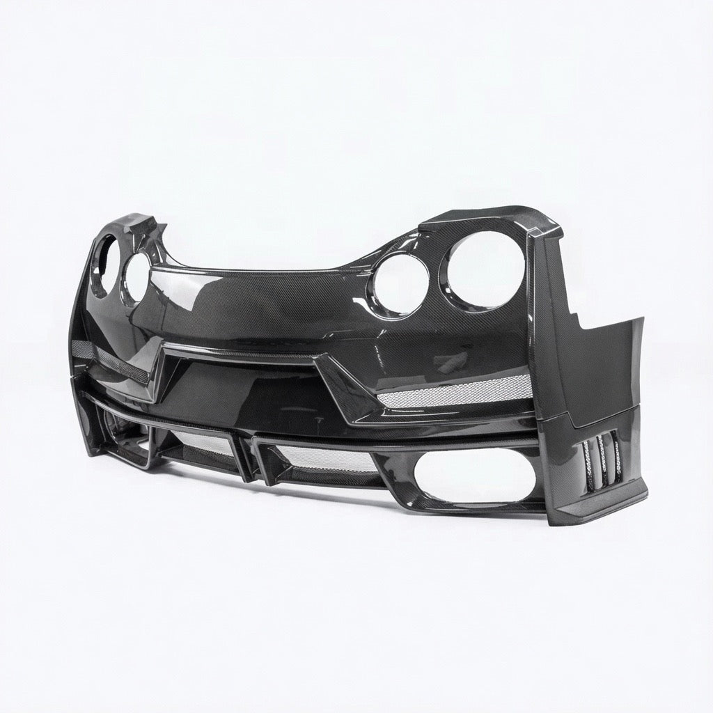 2008-2017 Nissan GT-R R35 N-Style Full Carbon Fiber Rear Bumper