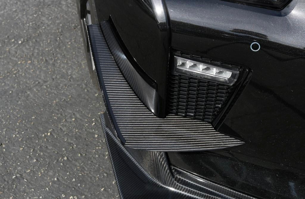 Nissan GTR - Carbon Fiber Front Bumper Canards