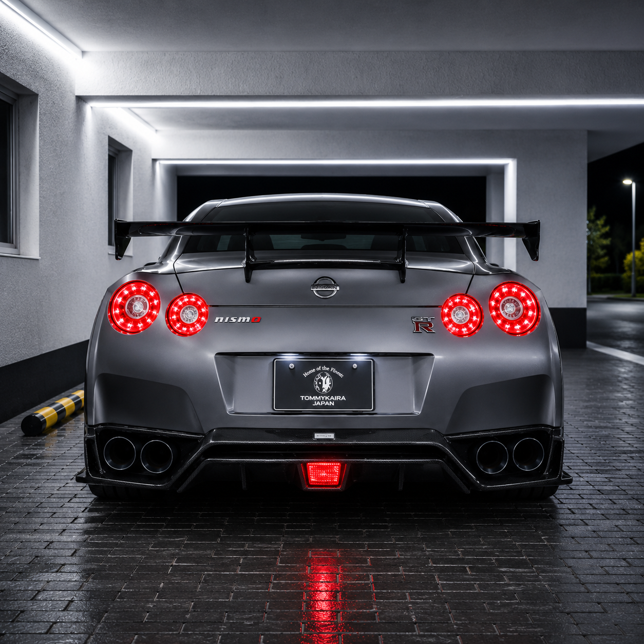 Carbon Fiber Race-Style Rear Diffuser – Nissan GT-R R35 (2009–2016)