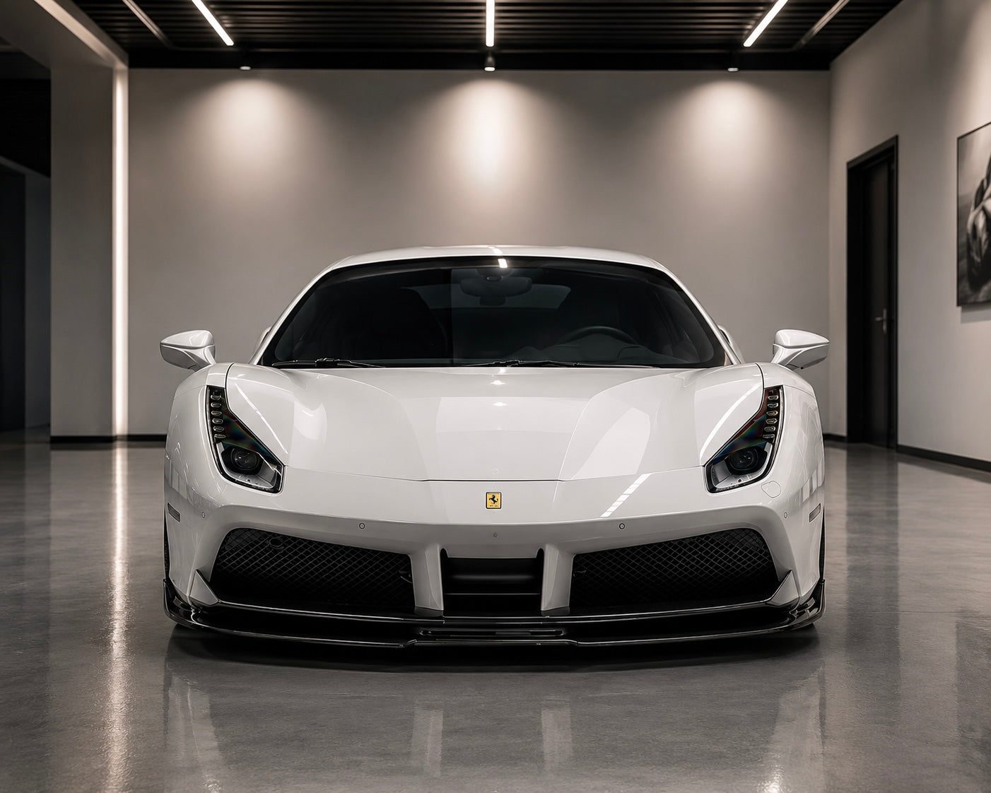 Ferrari 488 V-Style Carbon Fiber Body Kit