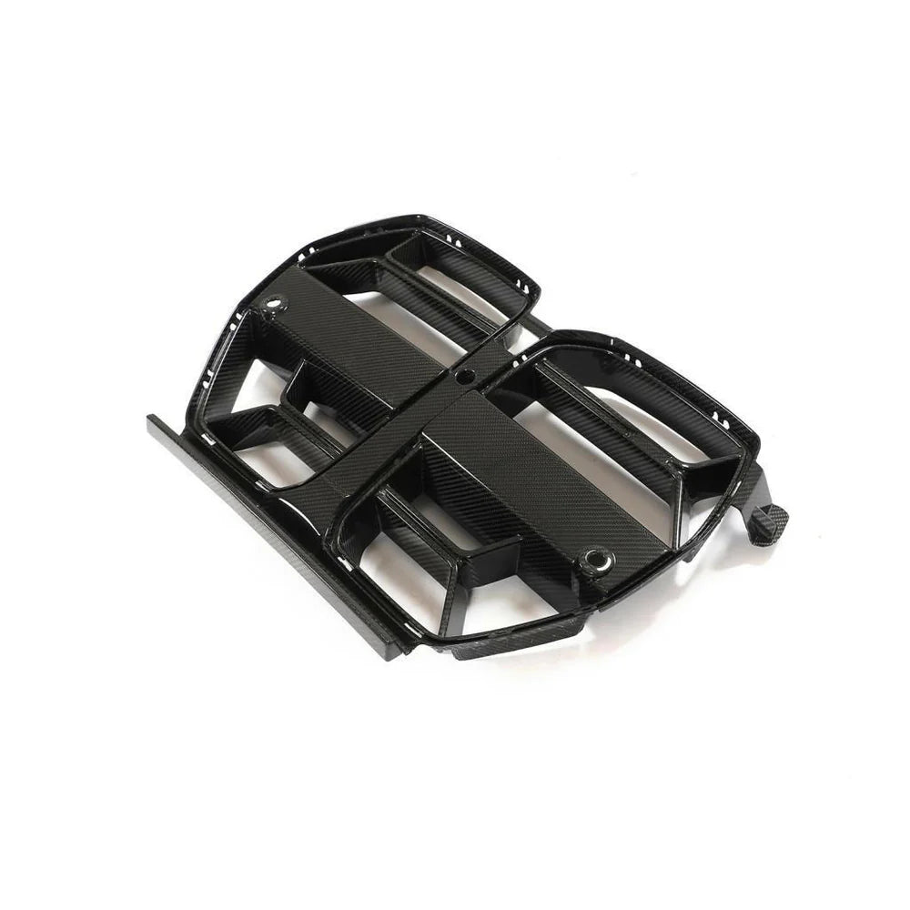 CSL STYLE CARBON FIBER GRILL - BMW G80 M3 | G82 M4 - Exotics Carbon Design