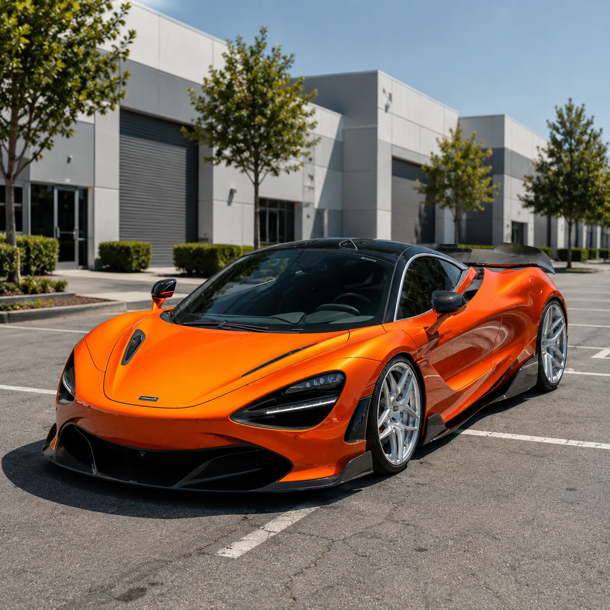 McLaren 720S - V-Style Carbon Fiber Side Skirts