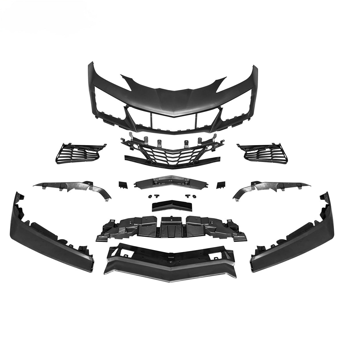 Chevrolet Corvette C8 Stingray - Z06 Style Full Conversion Front Bumper Body Kit (2020–2024)