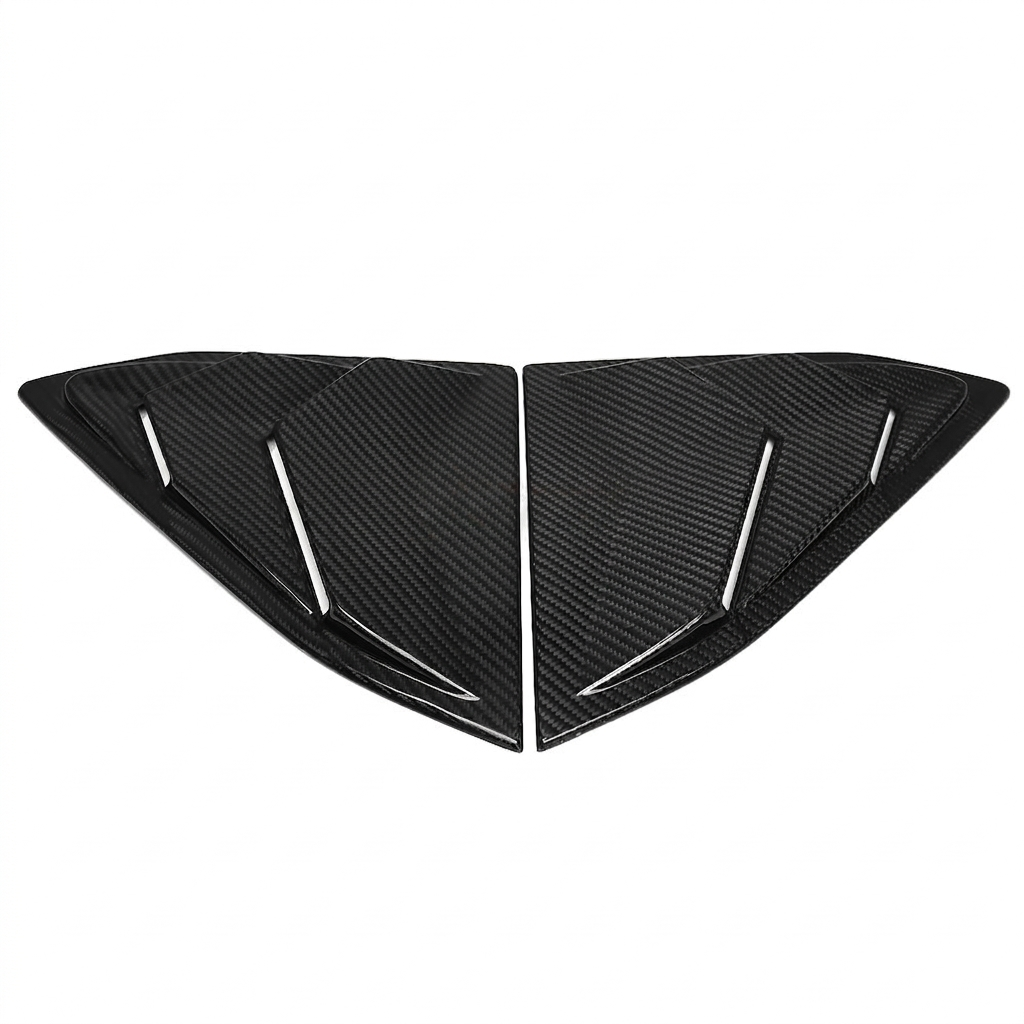 2020–2026 Chevrolet Corvette C8 Carbon Fiber Side Window Louvers