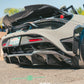 McLaren 720S Carbon Fiber Rear Bumper Insert Trim