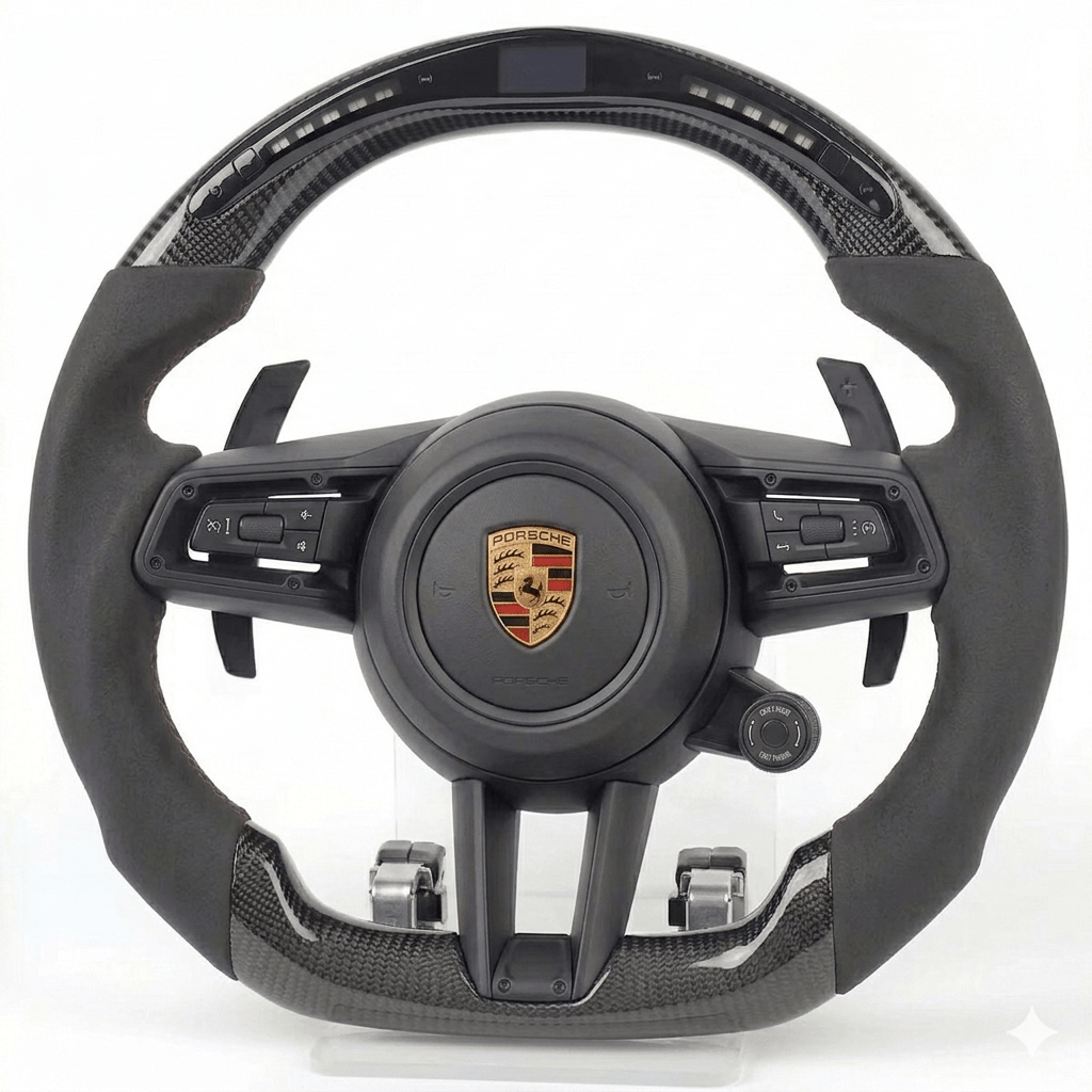 Porsche 911 (992) Custom Carbon Fiber Steering Wheel
