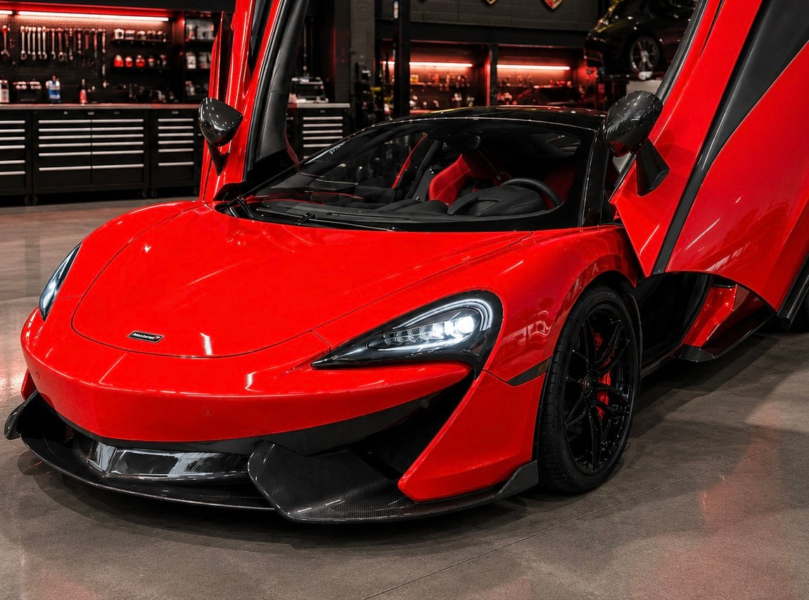 McLaren 540C / 570S - Carbon Fiber Front Diffuser Fins