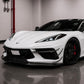 Corvette C8 Carbon Fiber Front Bumper Canards