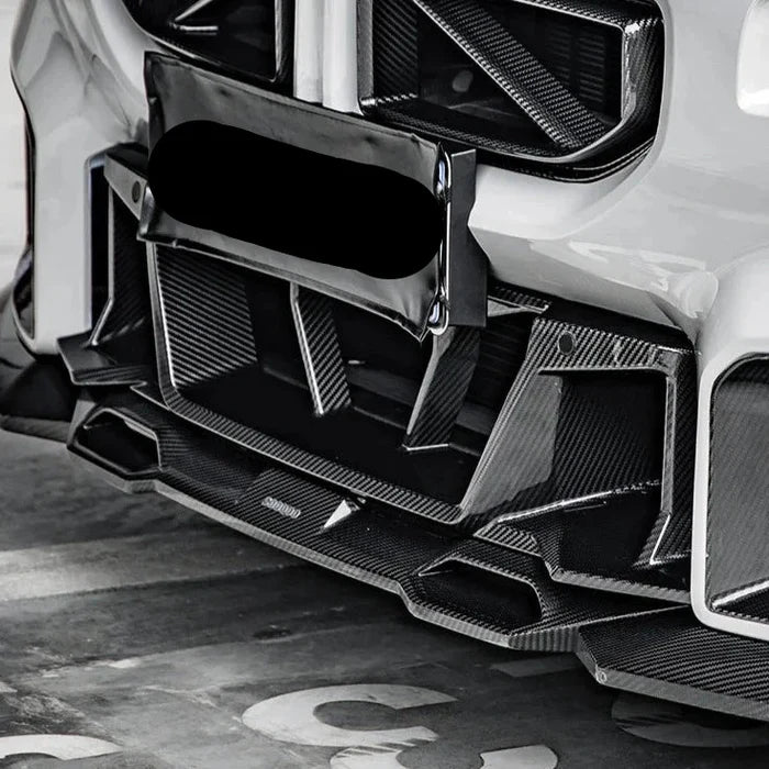 SQ STYLE CARBON FIBER FRONT LIP - BMW G87 M2 - Exotics Carbon Design