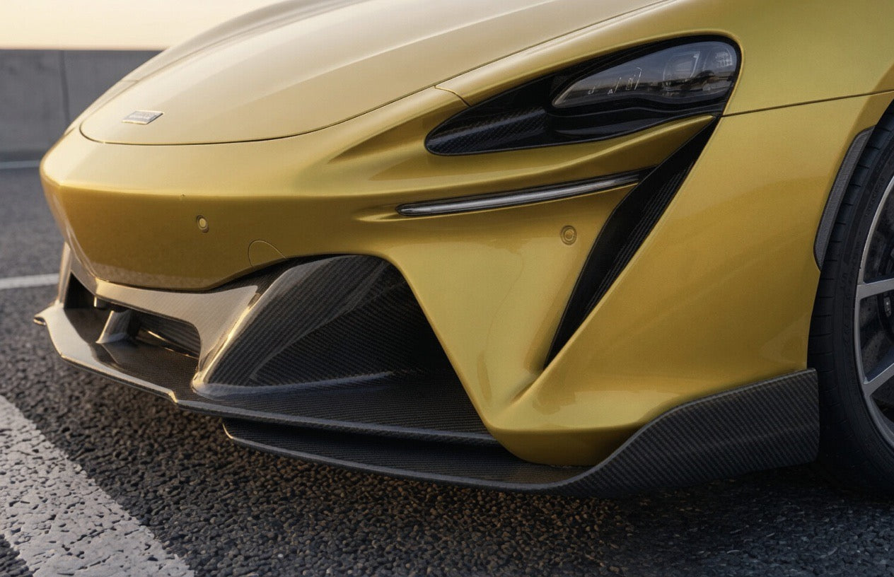 McLaren Artura V-Style Carbon Fiber Front Splitters