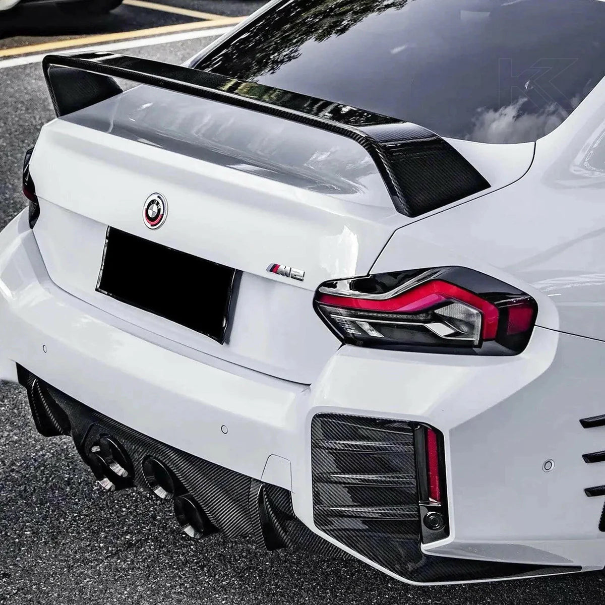 MP STYLE CARBON FIBER WING - BMW G87 M2 - Exotics Carbon Design