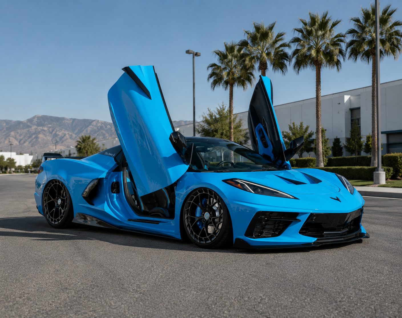 Corvette C8 - T.P Style Carbon Fiber Side Skirts