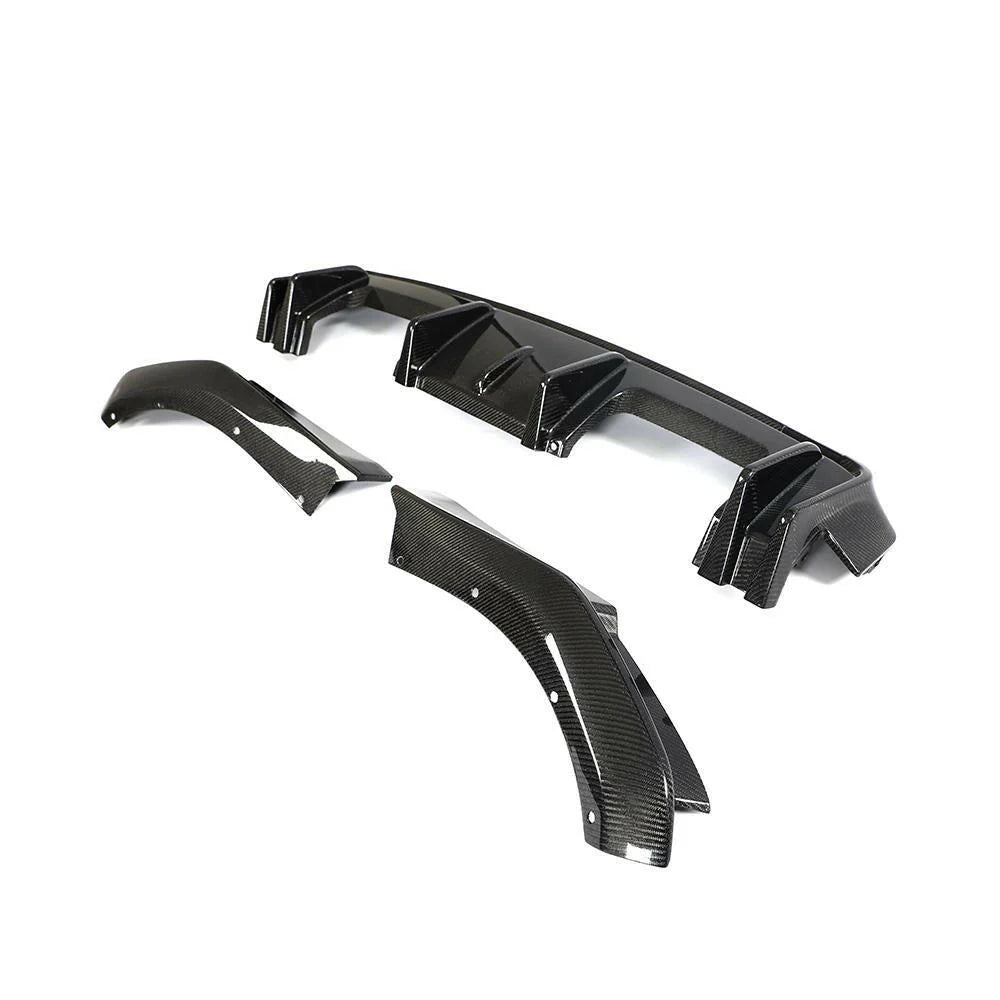 2 IN 1 3D STYLE DIFFUSER AND SPLITTERS SET - BMW G80 M3 | G82 M4 - Exotics Carbon Design