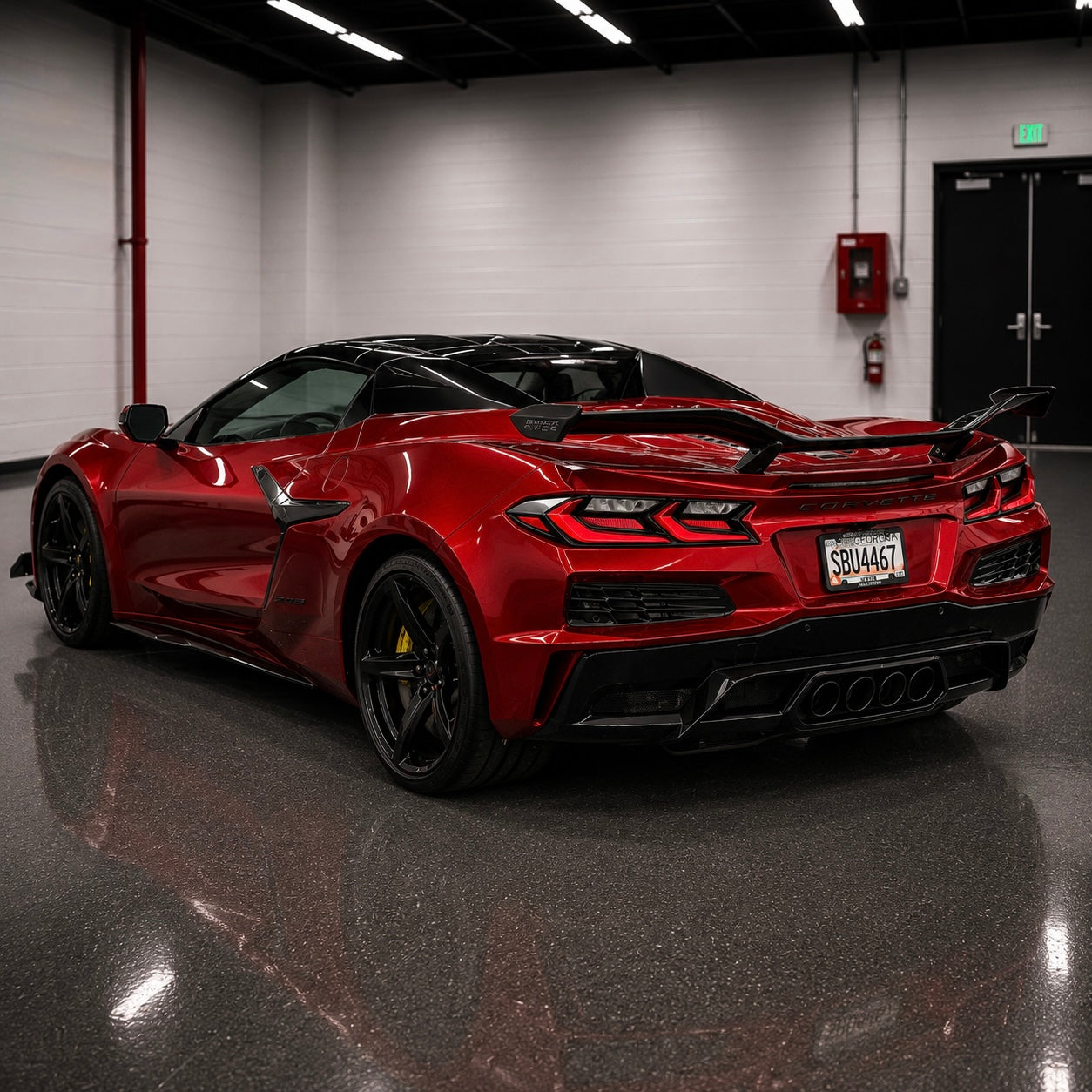 Corvette C8 Z06/E-Ray - ZR1 ZTK Style Carbon Fiber Aero Kit