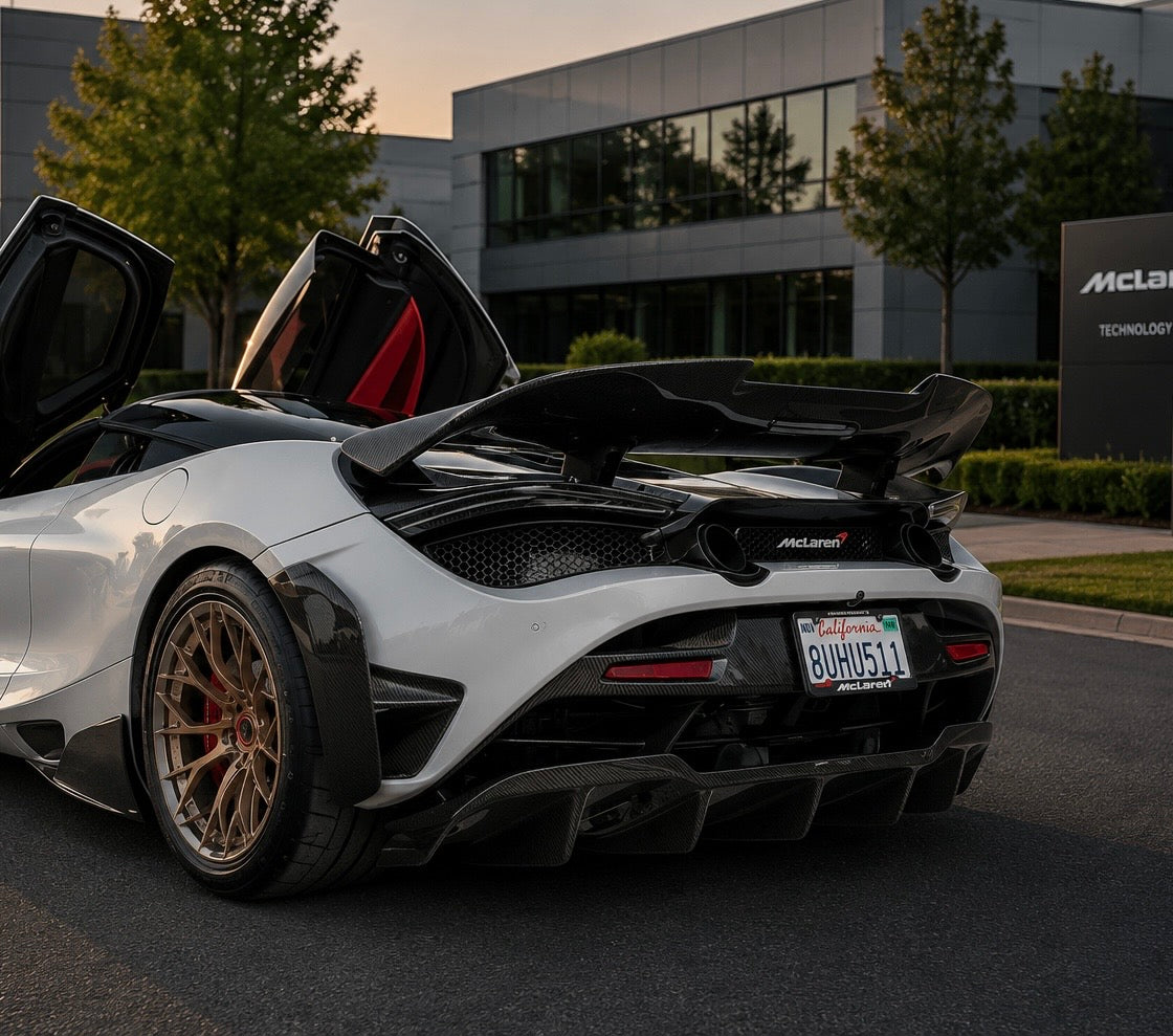 McLaren 720S Pre-Preg Carbon Fiber Rear Middle Section