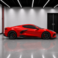 Corvette C8 AD Style Carbon Fiber Side Skirts