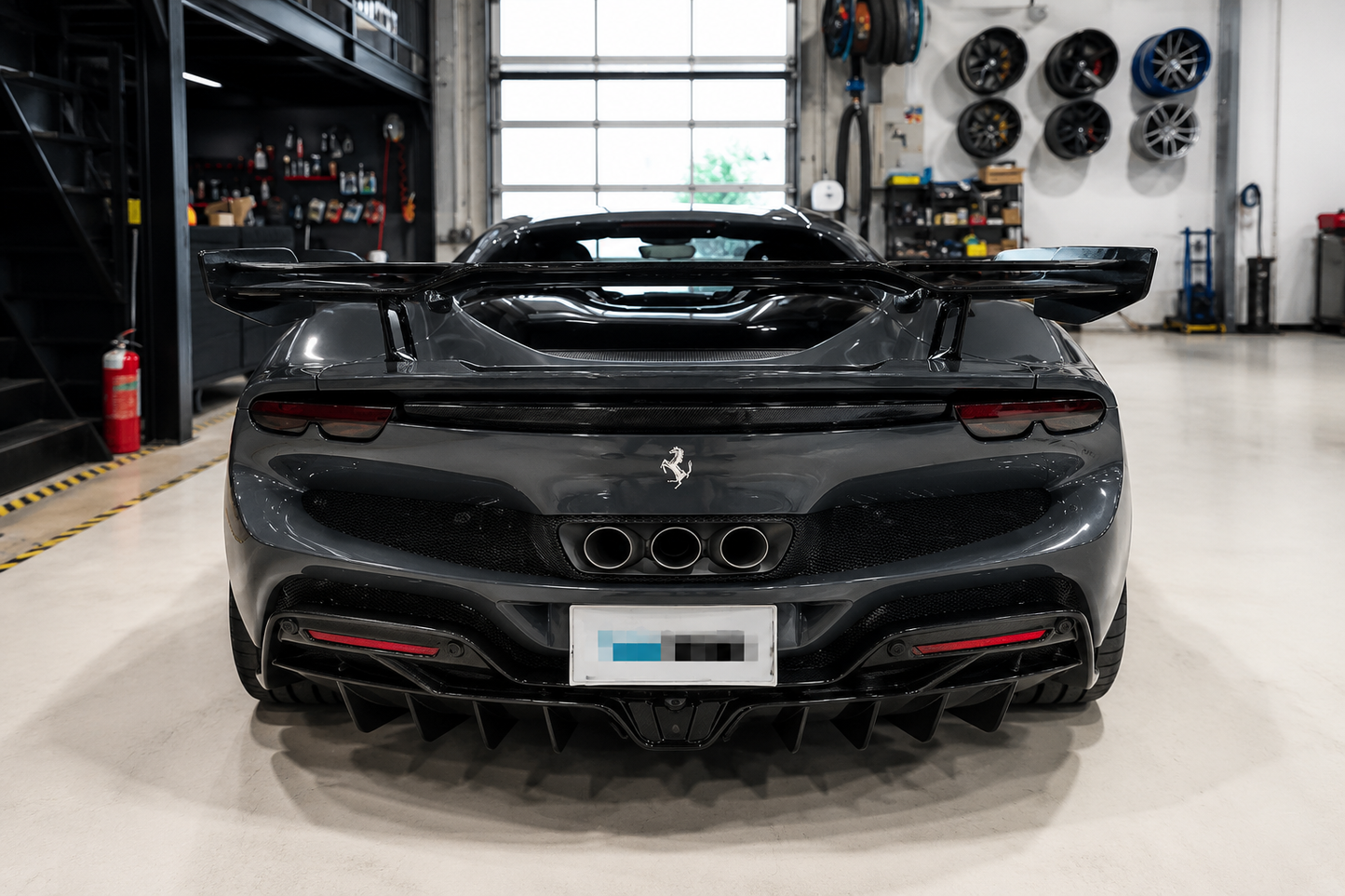 Carbon Fiber Rear Spoiler – Ferrari 296 GTB