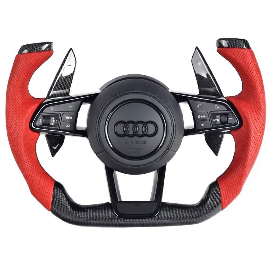 Audi R8 F1 Style Carbon Fiber Steering Wheel