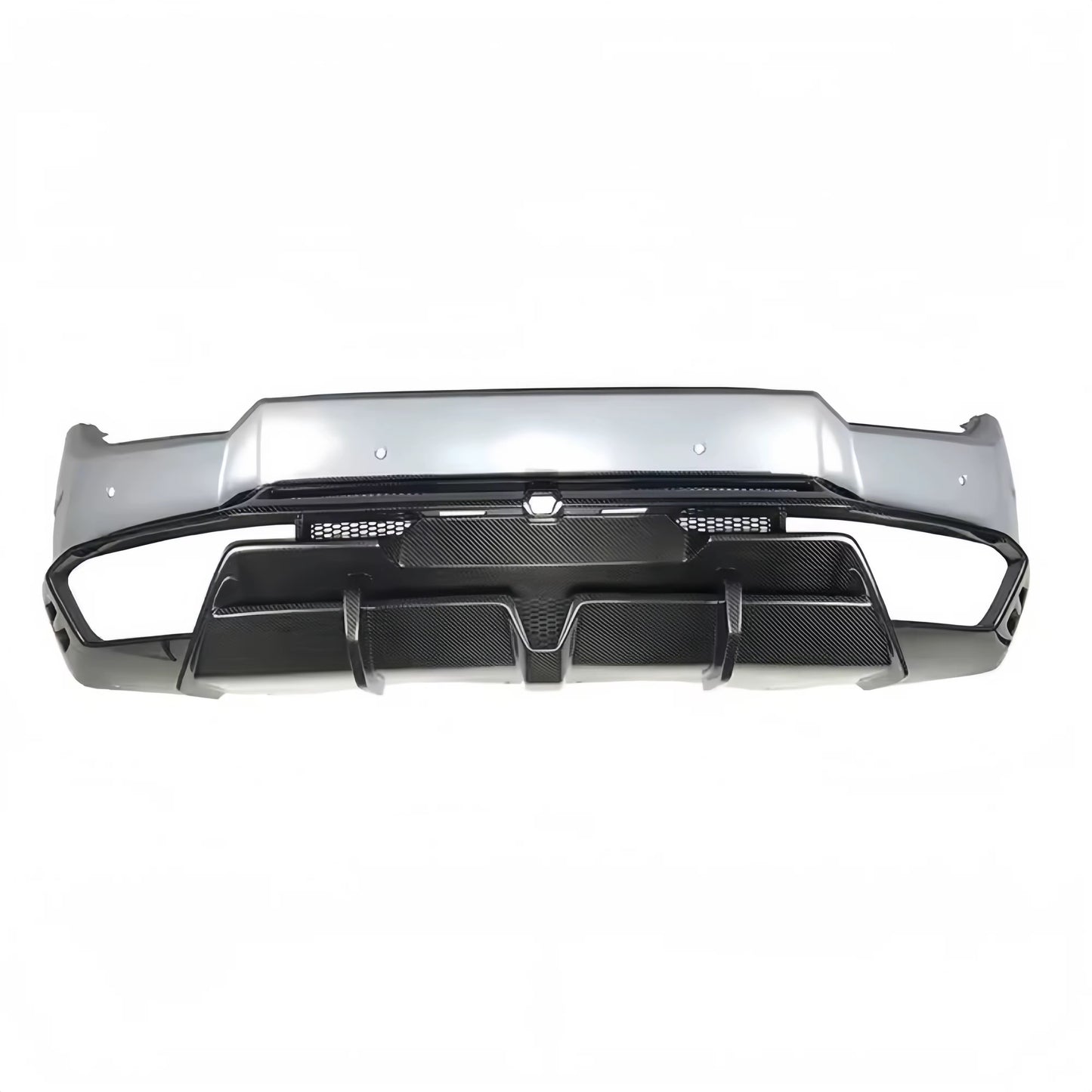 Lamborghini Huracan GT4 Style Rear Bumper with Carbon Fiber Rear Diffuser