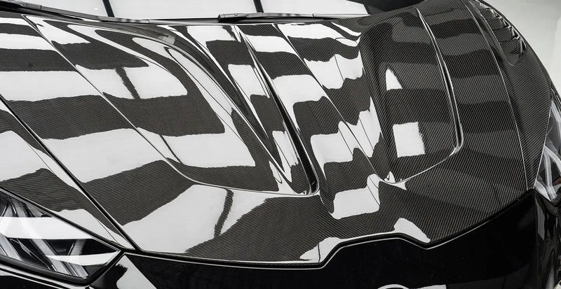 P.T Style Dry Carbon Fiber Front Hood - Lamborghini Huracan Evo